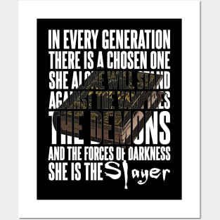 In Every Generation there is a Chosen One. Posters and Art